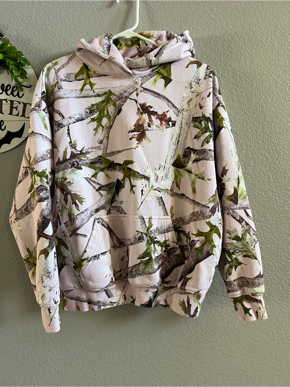 Pacsun Pink Camo Hoodie Size XS